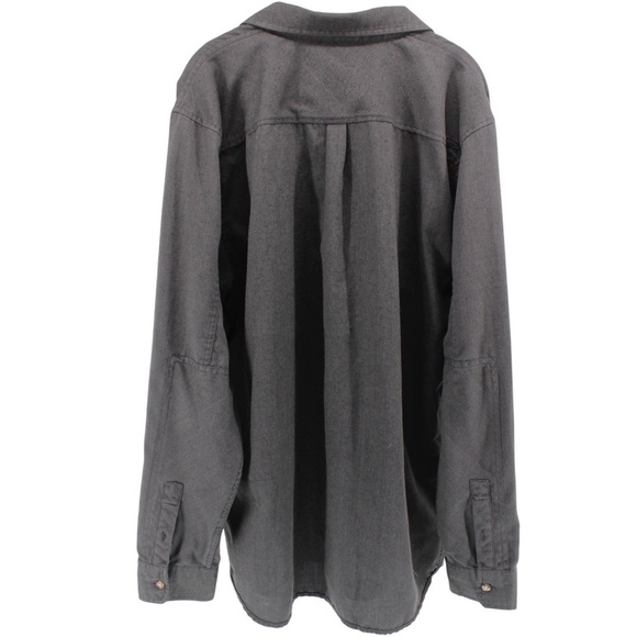 Oakley Charcoal Long Sleeve Buttonup Camping Outdoors Biking Comfort Size XL - Picture 5 of 9